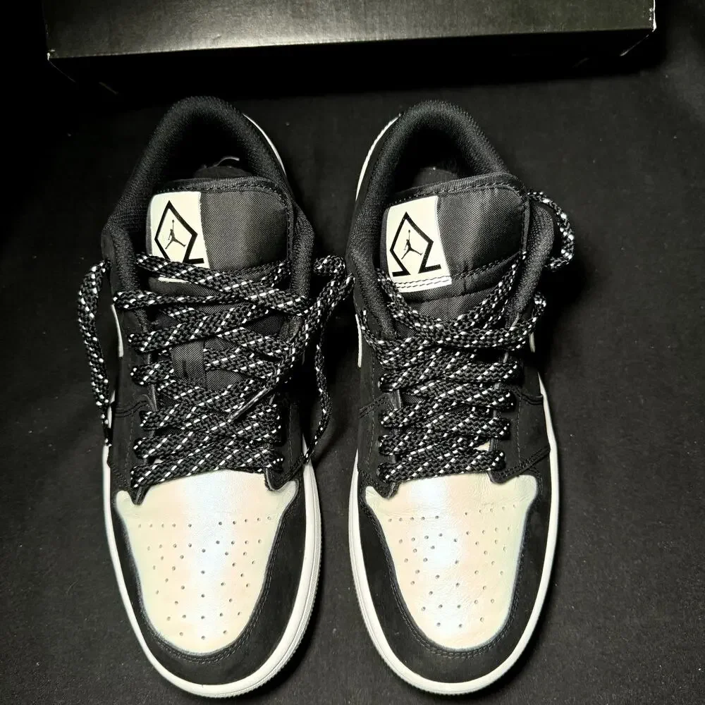 Size 8.5 - Nike Air Jordan 1 Low SE Diamond Men's Shoes
